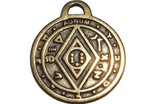 coin amulet for good luck