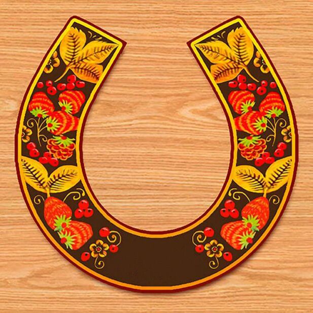 Horseshoe charmed for good luck