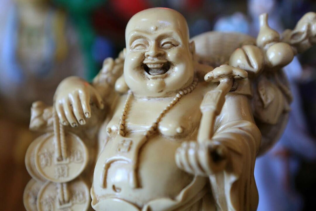 amulet of health and family well-being - laughs buddha